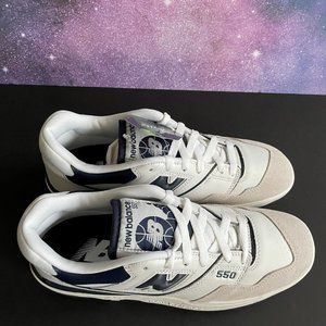 Size 8.5 New Balance 550 Navy MPN BB550WA1
